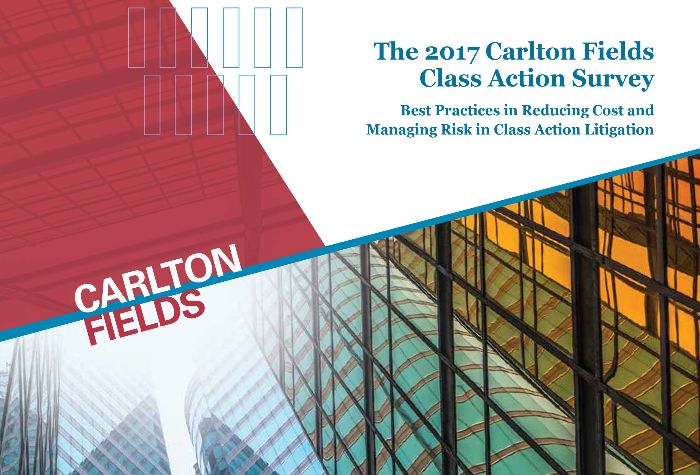 Carlton Fields’ 2017 Class Action Survey Featured in the Wall Street Journal Market Talk