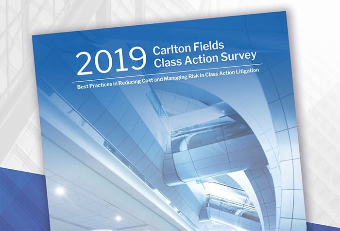 Carlton Fields Releases Annual Class Action Survey Results