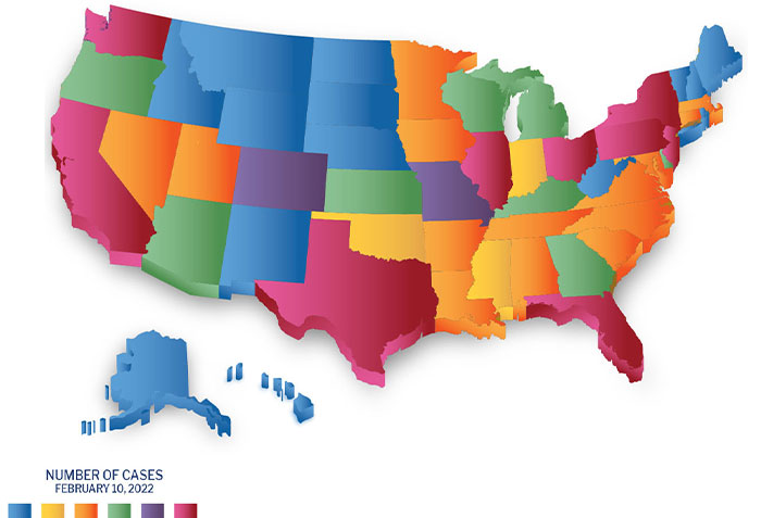 COVID-19 Class Action Heat Map Shows More Than 2,800 Pandemic-Related Putative Class Actions