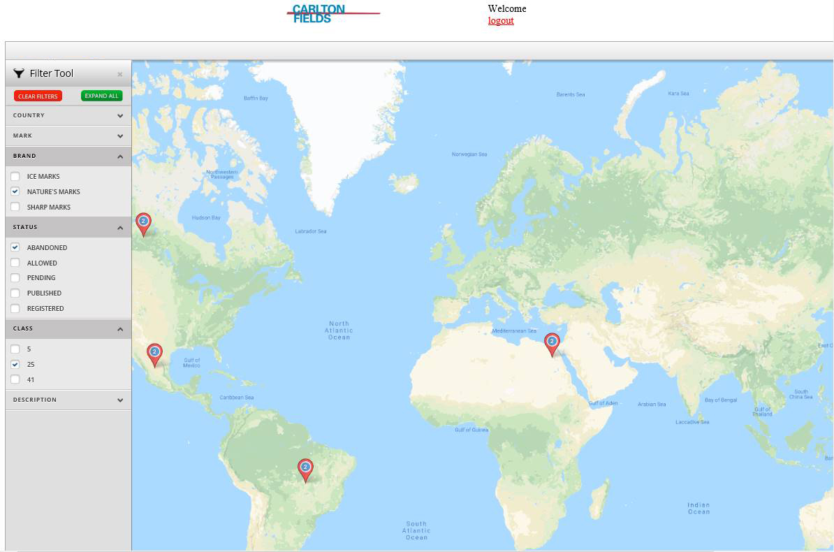 TMap: Carlton Fields' Trademark Mapping Tool