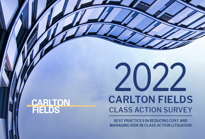 Search Thumbnail for Survey Says U.S. Companies Anticipate Record Class Action Matters in 2022, Project 27% Matter Increase – Highest Level Reported in 11 Years