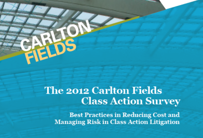 Image of 2012 Class Action Survey